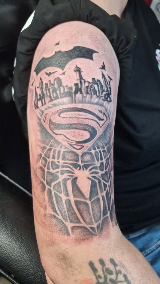 Done by KeyCartoon! #inkofpalace #KeyCartoon #StruggleInSilence #tattoo #keycartoontatts